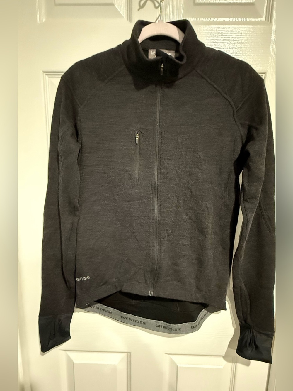 Men's Black Yolande Full-Zip Cycling Jacket
